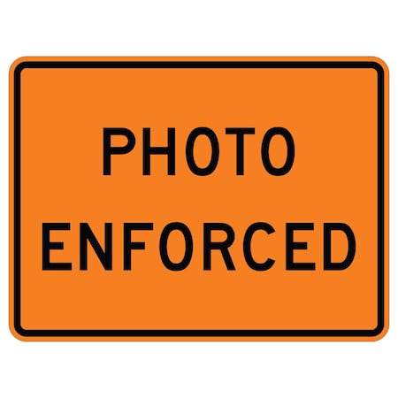 Sign Solutions Usa 18 in Height, 24 in Width, Aluminum, Horizontal Rectangle DUS08HYE2418W16-10aP